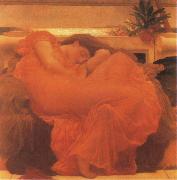 Lord Frederic Leighton Flaming June oil painting